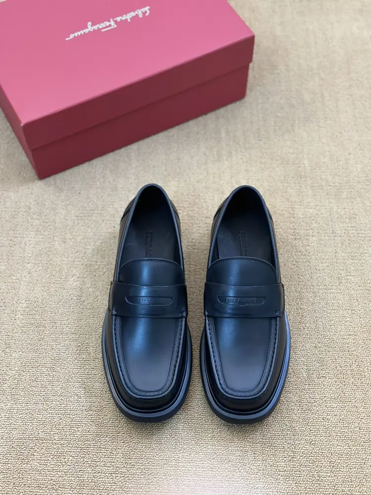 Salvatore Ferragamo Height-enhancing Leather Shoes