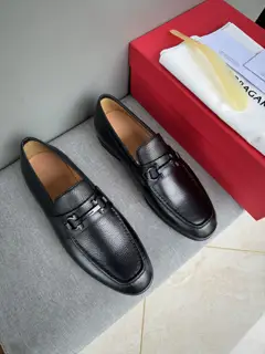 Salvatore Ferragamo casual leather shoes slip-on shoes
