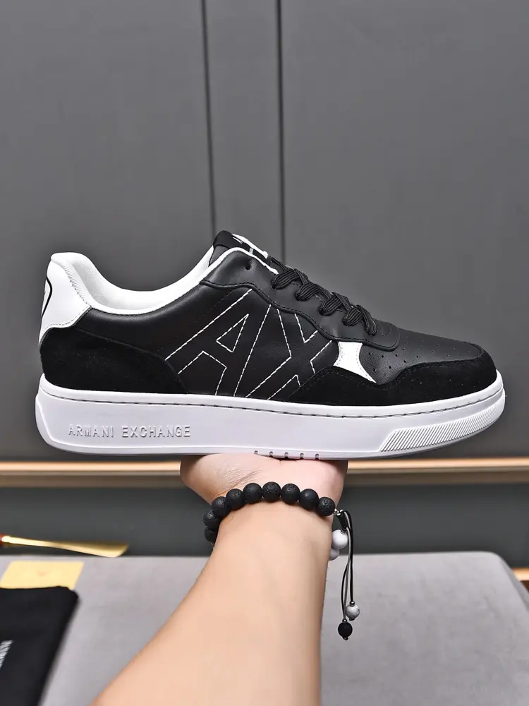 ARMANI Fashion Casual Shoes The shoe material