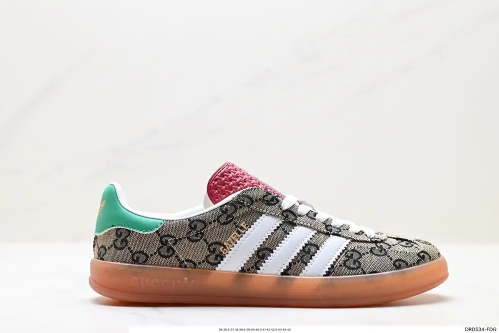 Heavy joint Adidas originals x Gucci Gazelle joint classic casual sneakers