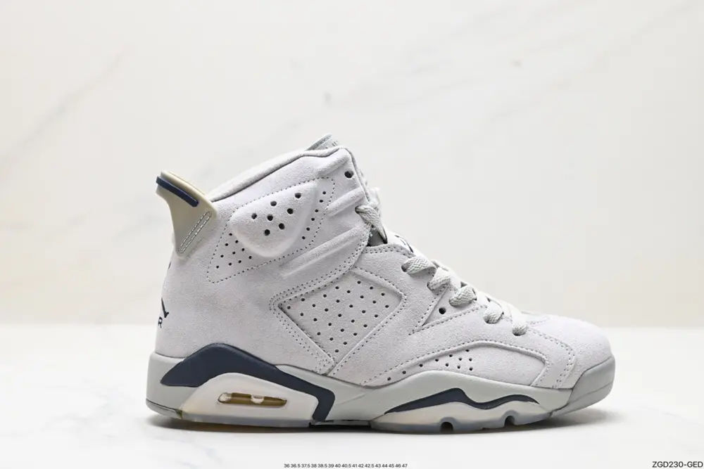 Nike Air Jordan 6 Retro “Georgetown Jordan AJ6 Retro Leisure Culture Basketball Shoes CT8529-100