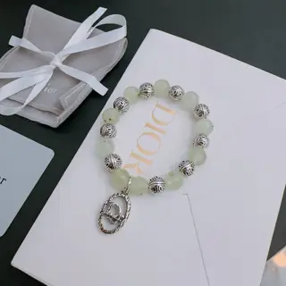 DIOR Multi-element agate Thai silver style bracelet