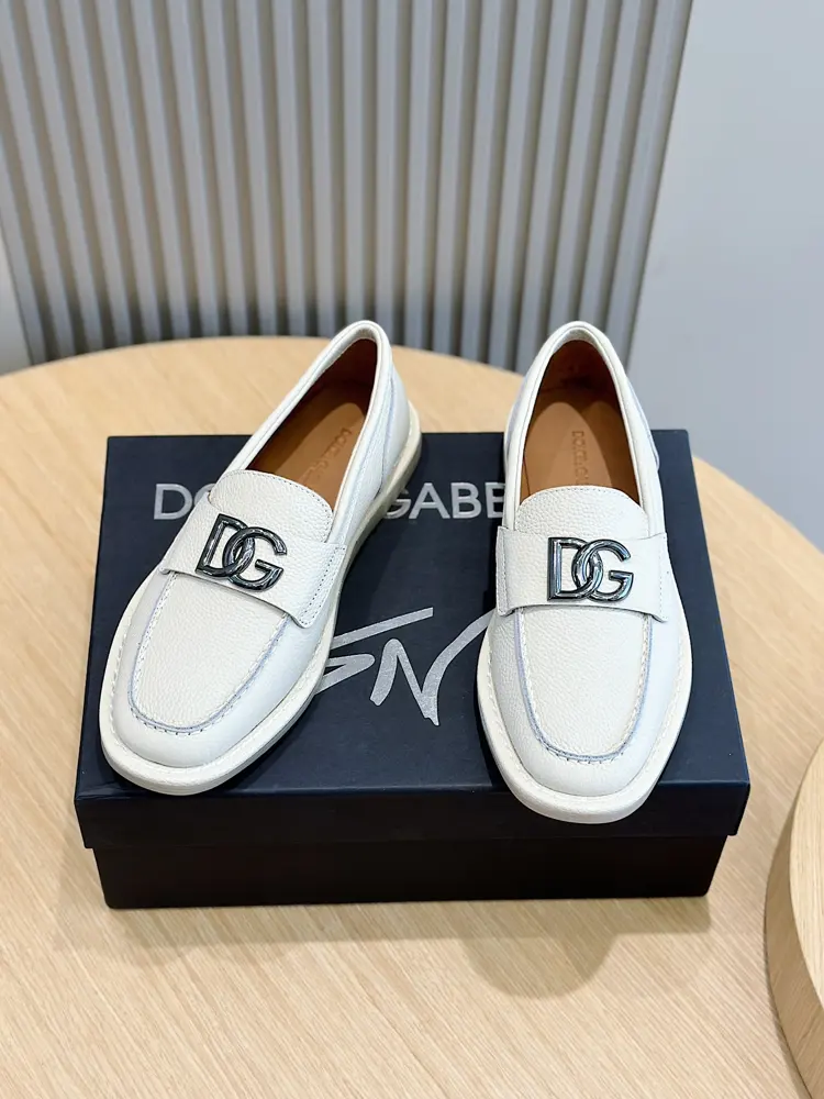 Dolce & Gabbana New Florio series soft suede moccasins