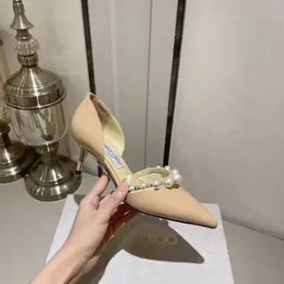 Jimmy Choo Jc counter new pearl diamond goddess series single shoes ︎ Jue Zi series single