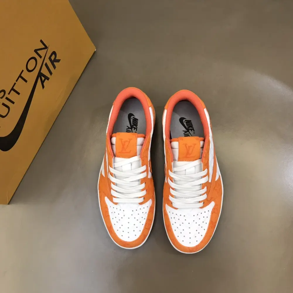 Louis Vuitton x Nike co-branded low-top casual sneakers