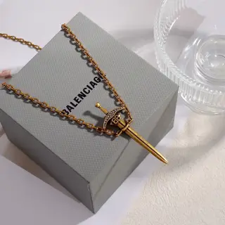 Balenciaga new sword necklace