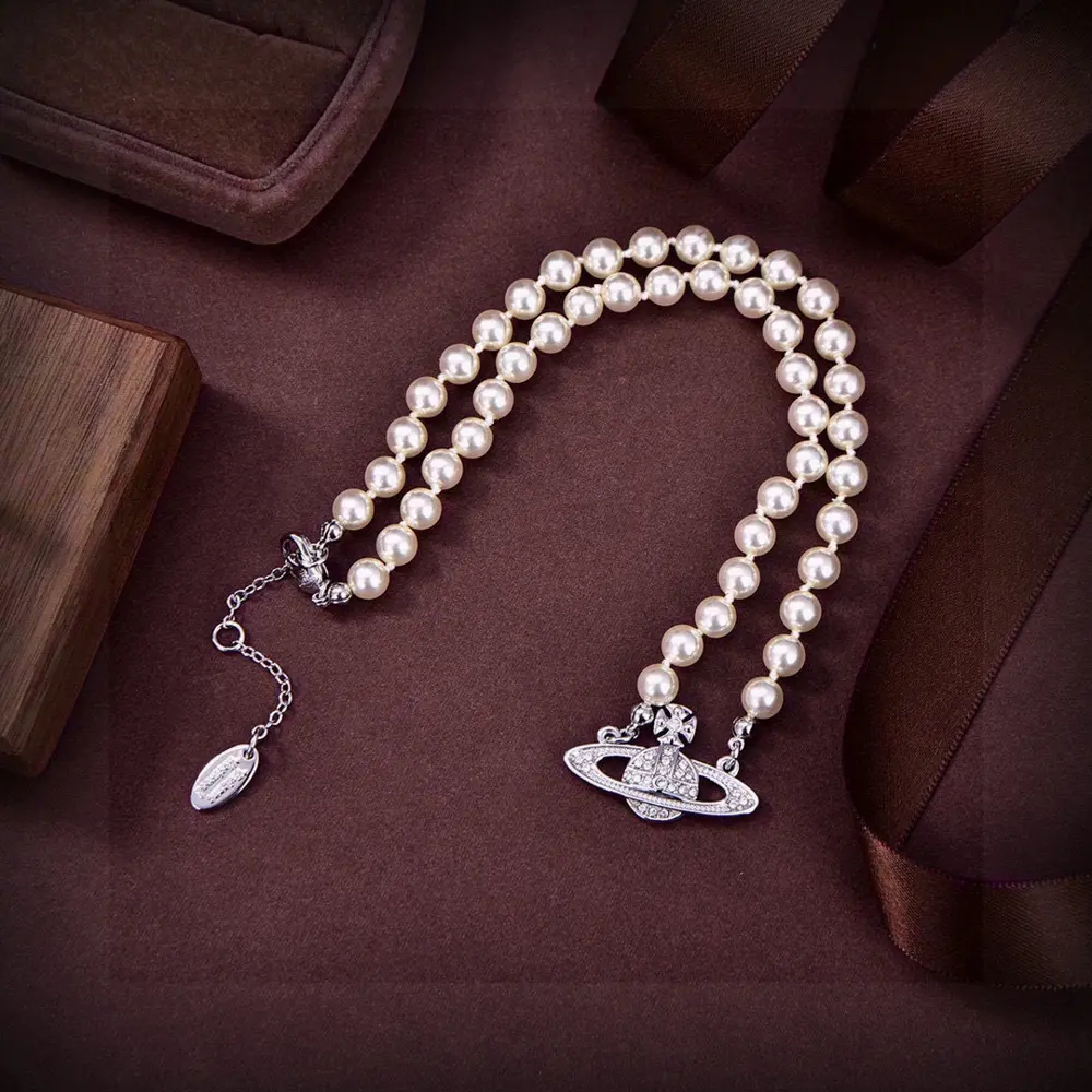 Vivienne Westwood Saturn necklace