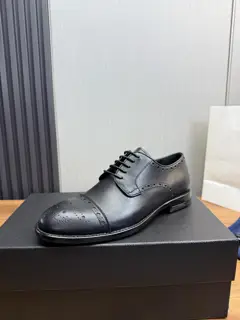Prada men’s business casual leather shoes