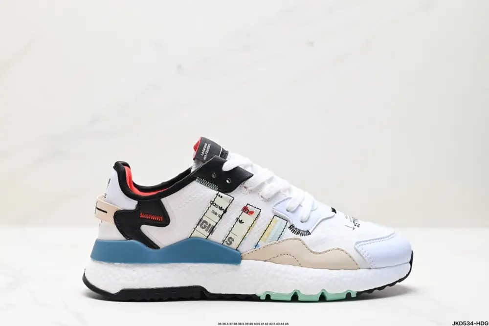 Adidas classic sports running shoes Night Walker Retro running shoes original materials FX6834