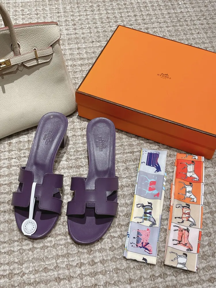 Hermes H Slippers Oran Sandal Series————————————Fashionable and versatile Super comfortable
