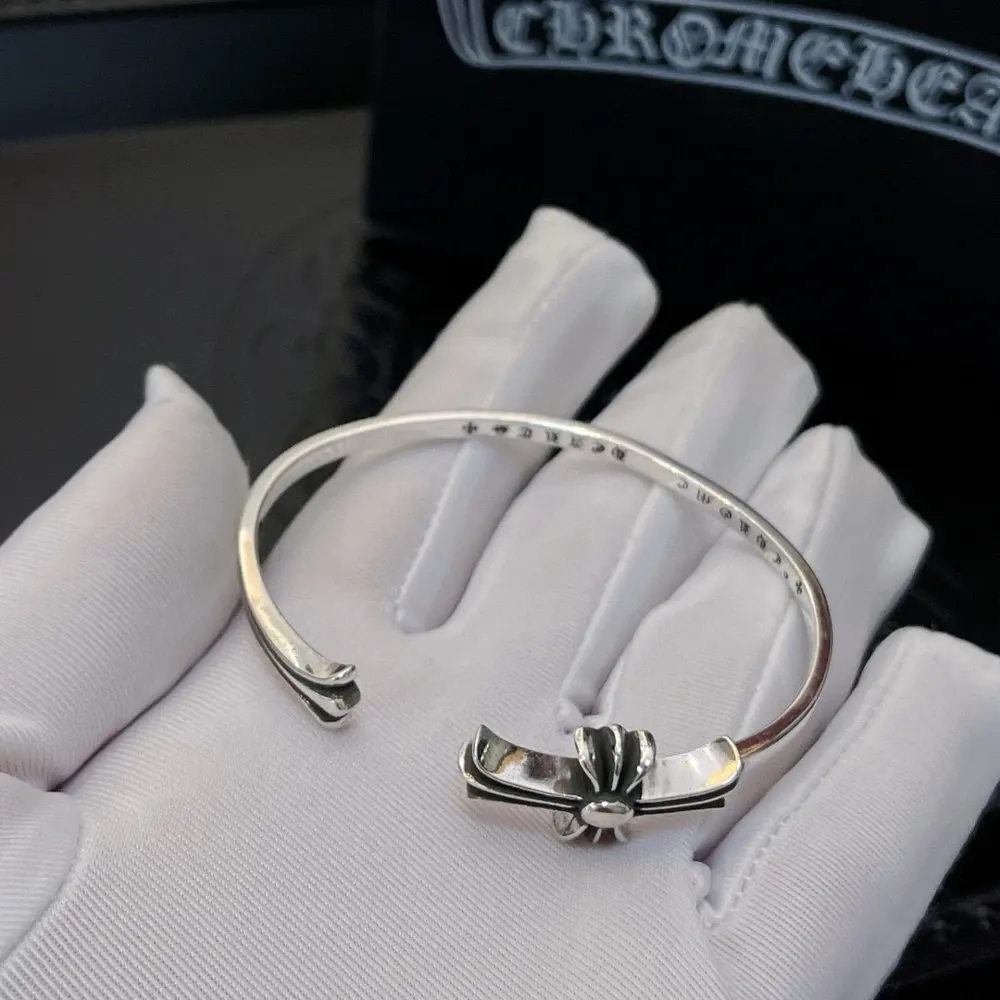 Chrome Hearts Classic Vintage Cross Open Bracelet