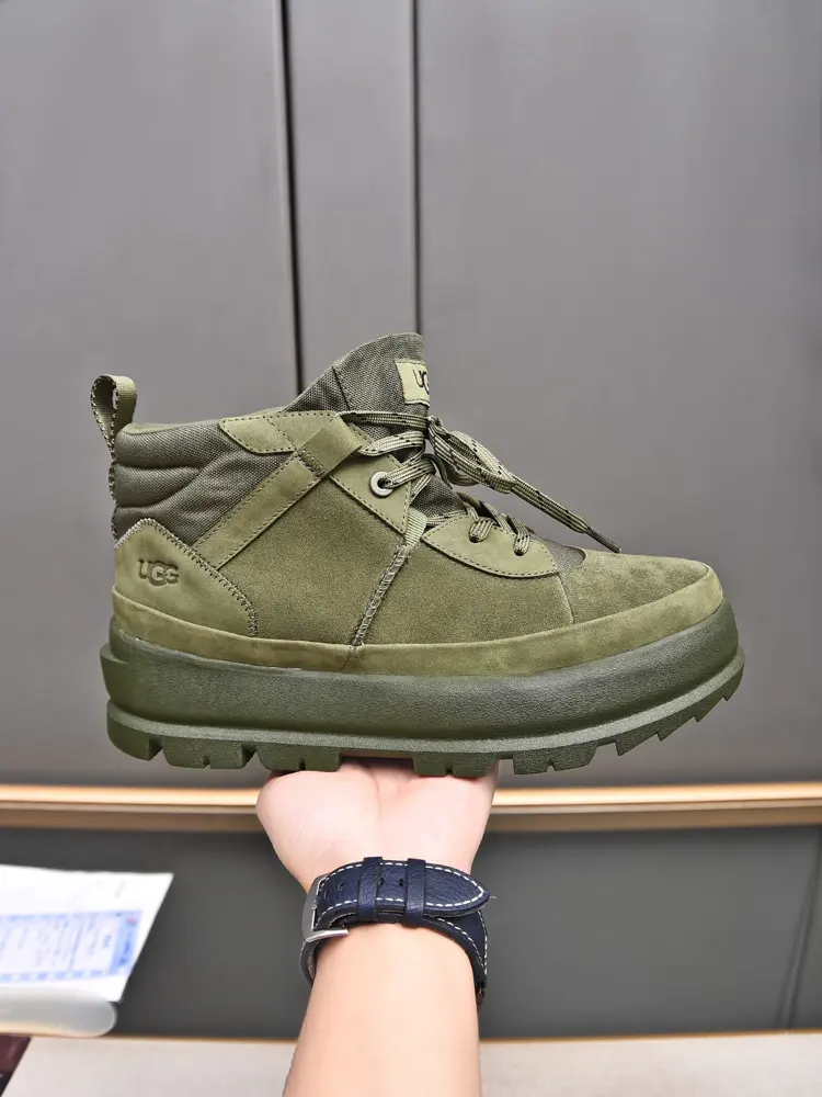 UGG new style wool lace-up casual outdoor short boots Trey outdoor style