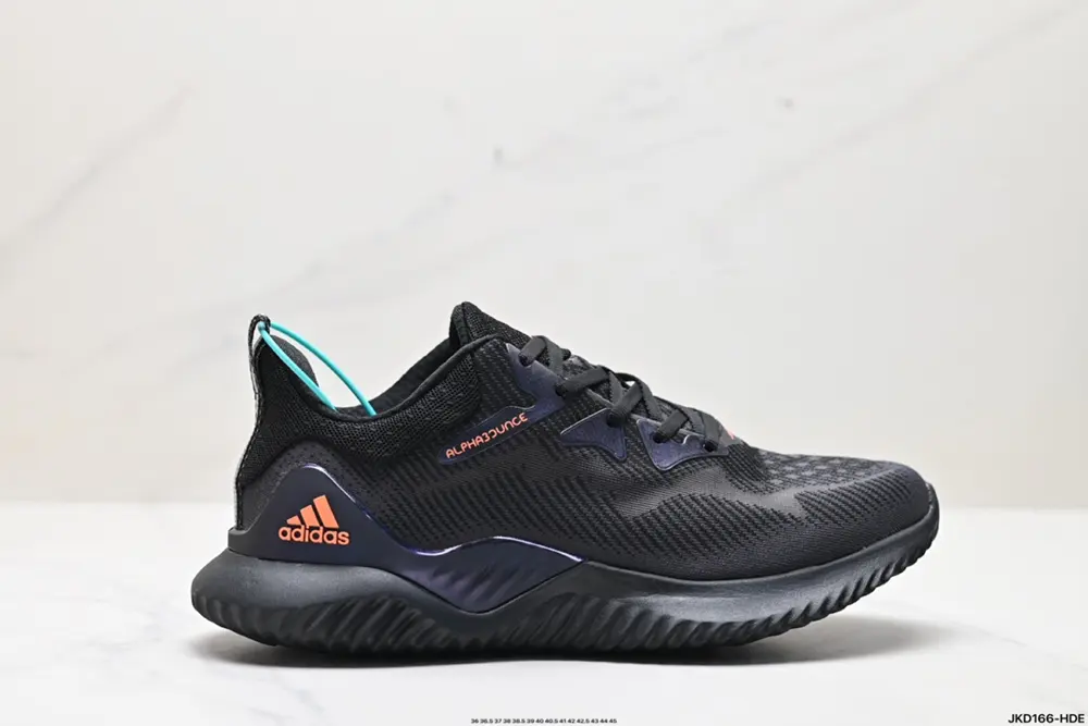 Adidas Alphabounce Alpha High Elastic Continental Shark Gill Pattern Outsole Casual Sports CG4361