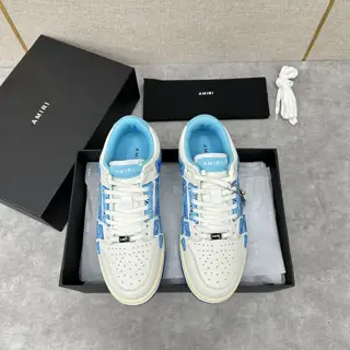 AMIRI couple style street style high version AMIRI bone shoes 20FW RUNWAY SKEL TOP