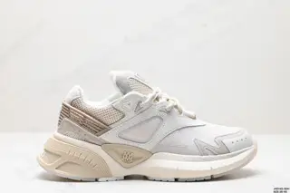 AMIRI RUNNER leather round toe comfortable low-top lifestyle casual shoes