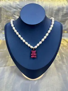 Apm monaco MALU Yummy pearl adjustable necklace detachable cool gift