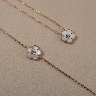 Van Cleef & Arpels plum blossom necklace
