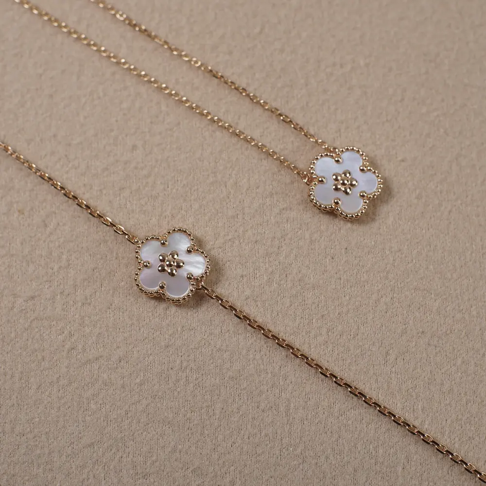 Van Cleef & Arpels plum blossom necklace