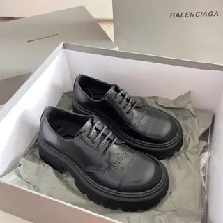 Balenciaga TRACTOR big head derby loafers