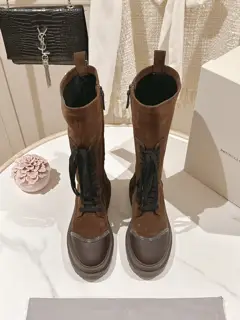 Brunello Cucinelli boots The classic inspiration from loafers defines the modern elegance