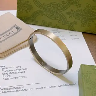 Gucci bracelets are handmade