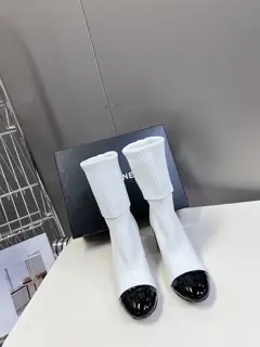 Chanel stretch boots