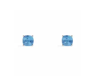 APM Monaco lake blue square earrings simple geometric earrings