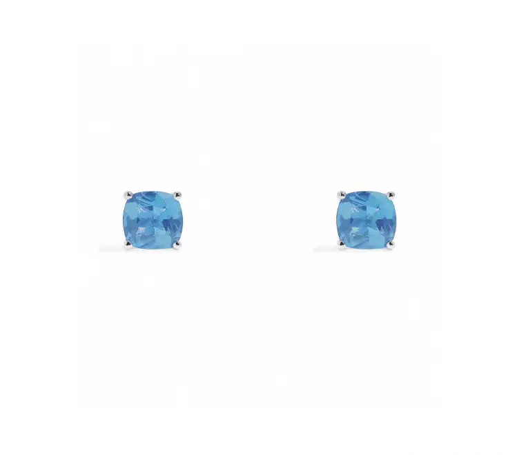 APM Monaco lake blue square earrings simple geometric earrings