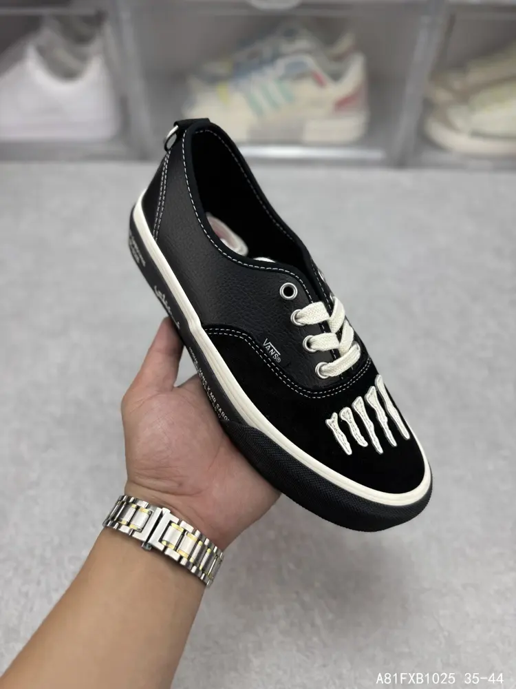 Vans black and white toe bone Shoes VN000BW5BPR
