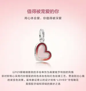 Pandora Love at First Sight Necklace