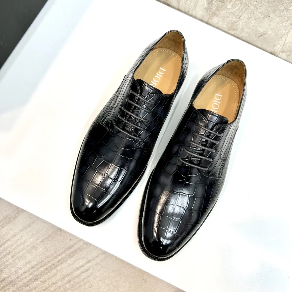 Dior men’s fashion formal casual leather shoes