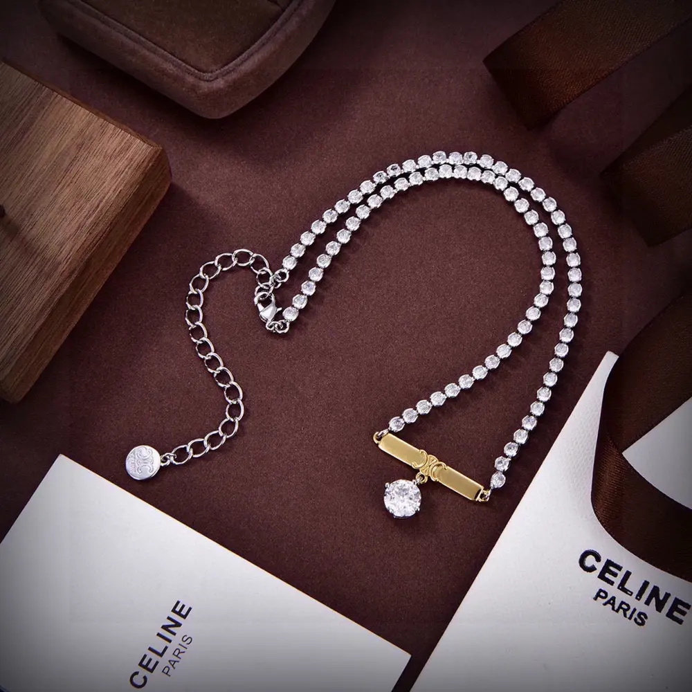 Celine Arc de Triomphe necklace