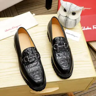 Salvatore Ferragamo business leather shoes Official website original copy