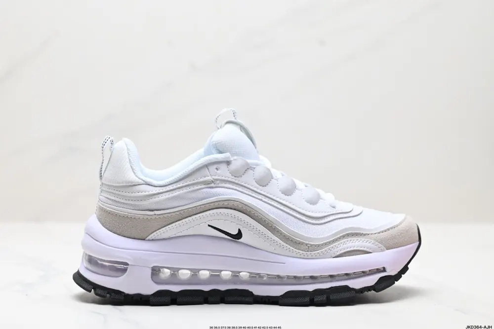 Nike Air Max 97 retro full-length air cushion casual sports shoes with small hook bullet