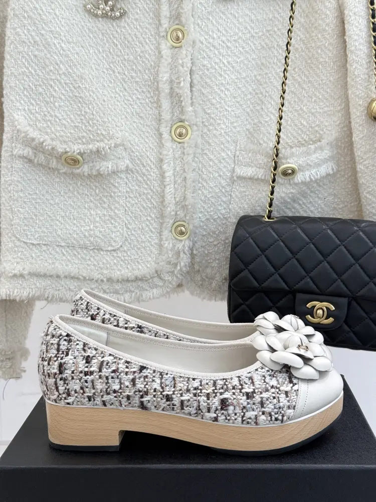 Chanel Thick-soled Camellia Series Shoes
