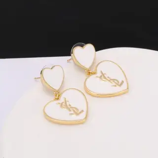 Yves Saint Laurent Heart Earrings