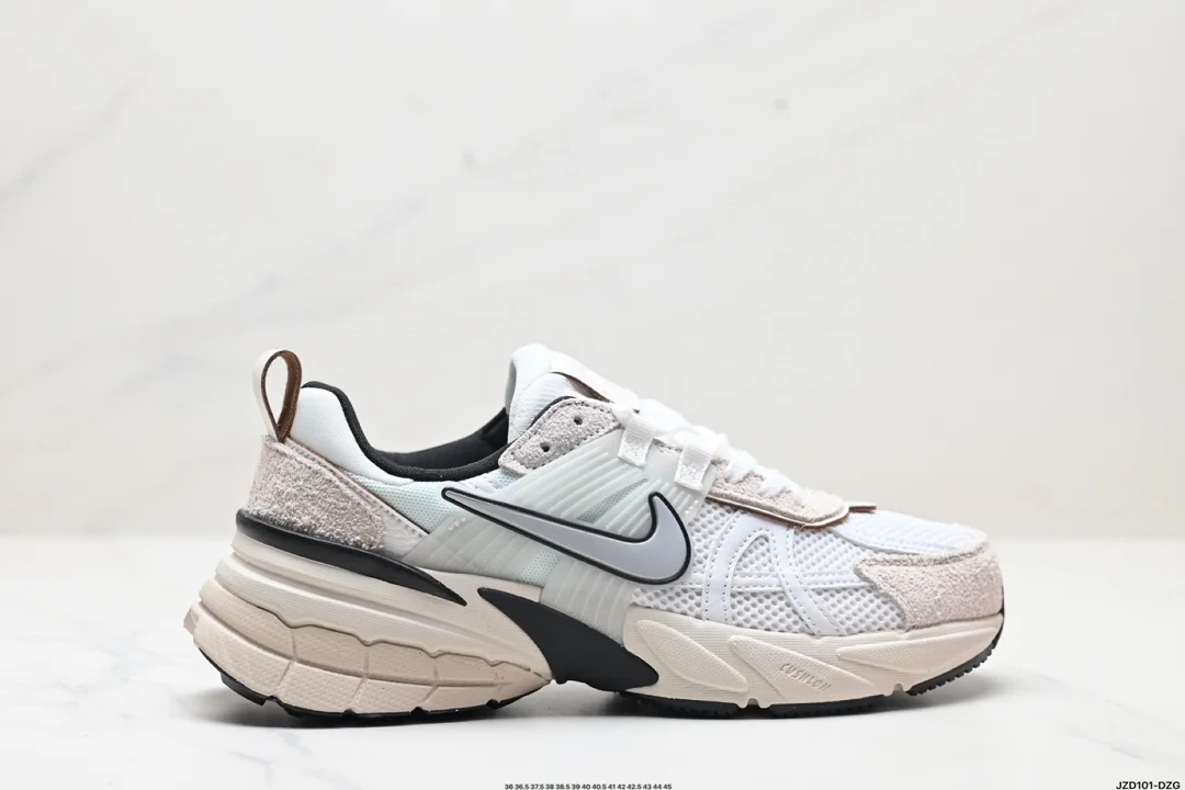 Nike Wmns V2K Runtekk Low “White Grey Pink” Retro Trend Series Future Retro Daddy Style FN6703-100
