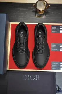 Dior casual shoes Original Italian imported special cloth fabric + cowhide + imported