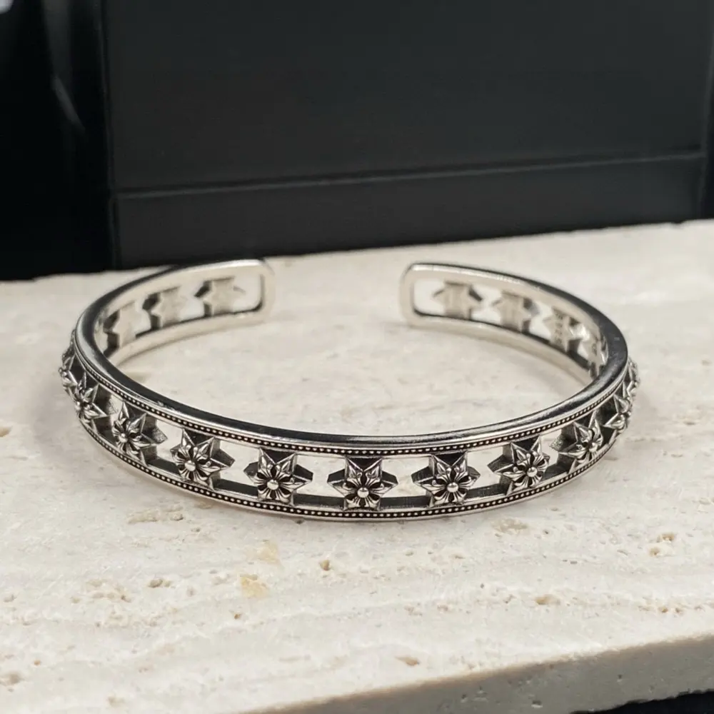 Chrome Hearts classic retro six-pointed star bracelet
