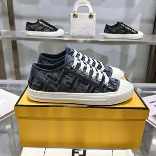 Fendi couple canvas shoes