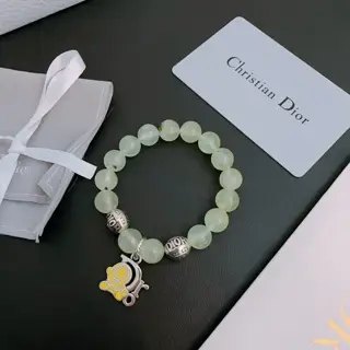 DIOR Multi-element agate Thai silver style bracelet