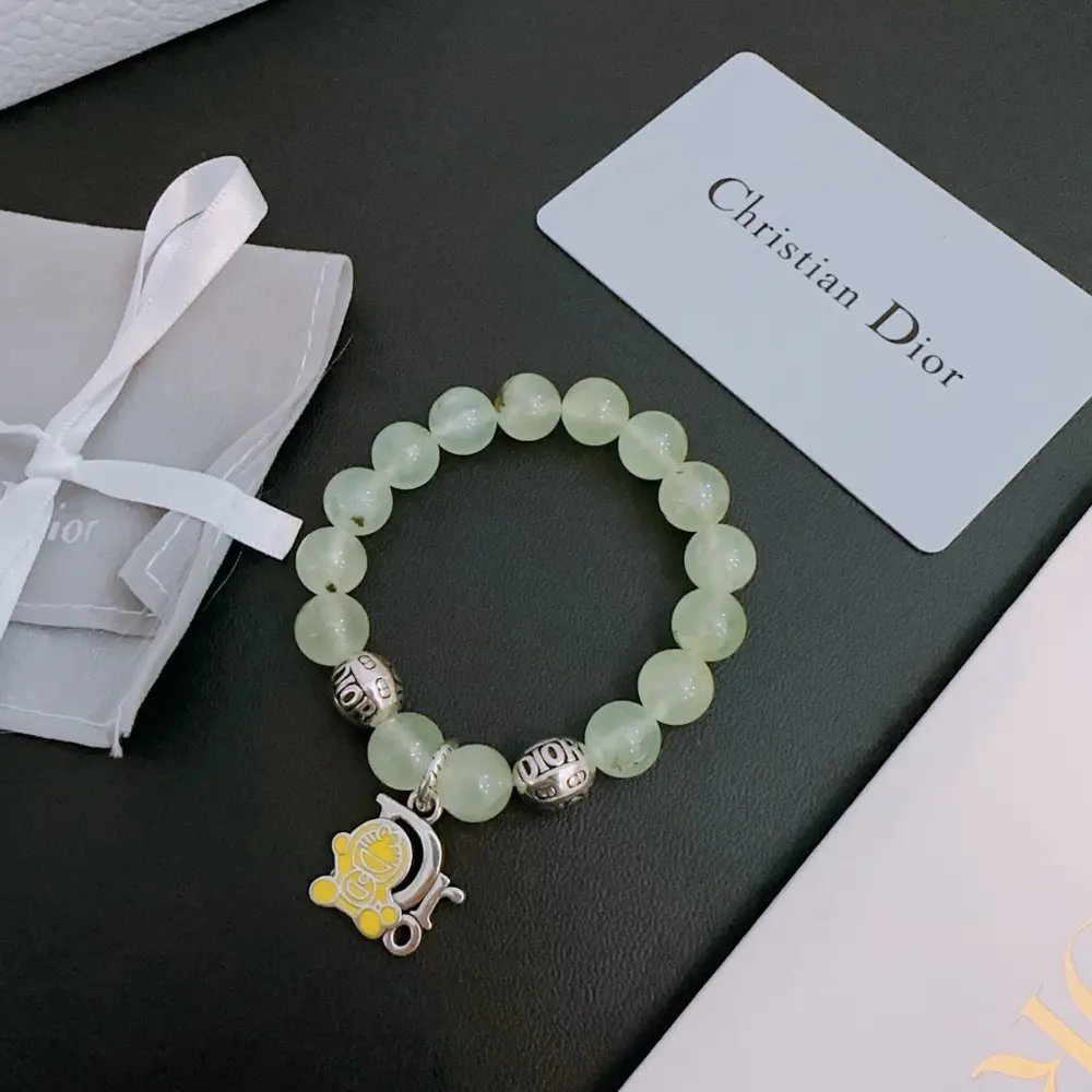 DIOR Multi-element agate Thai silver style bracelet