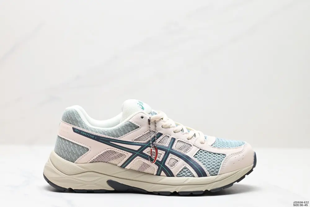 ASICS breathable mesh upper with some synthetic leather material