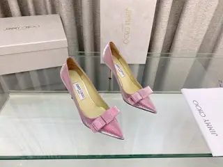 Jimmy Choo Paris window custom high-heeled shoes
