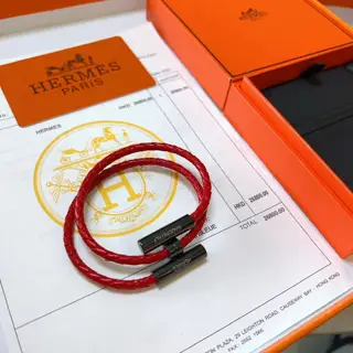 New Hermes bracelet braided bracelet thickened version gold version. High-end precision