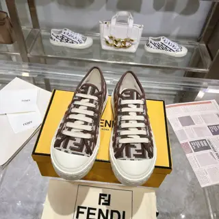 Fendi couple canvas shoes