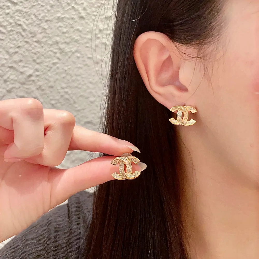 Second-hand Chanel Double C earrings