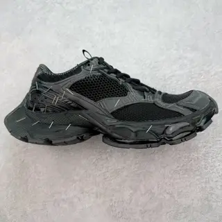 Balenciaga Stapler Sneakers Balenciaga Stapler Shoes Mesh Lace-up Low-top Retro Daddy Shoes