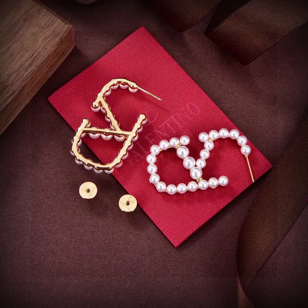 Valentino pearl earrings