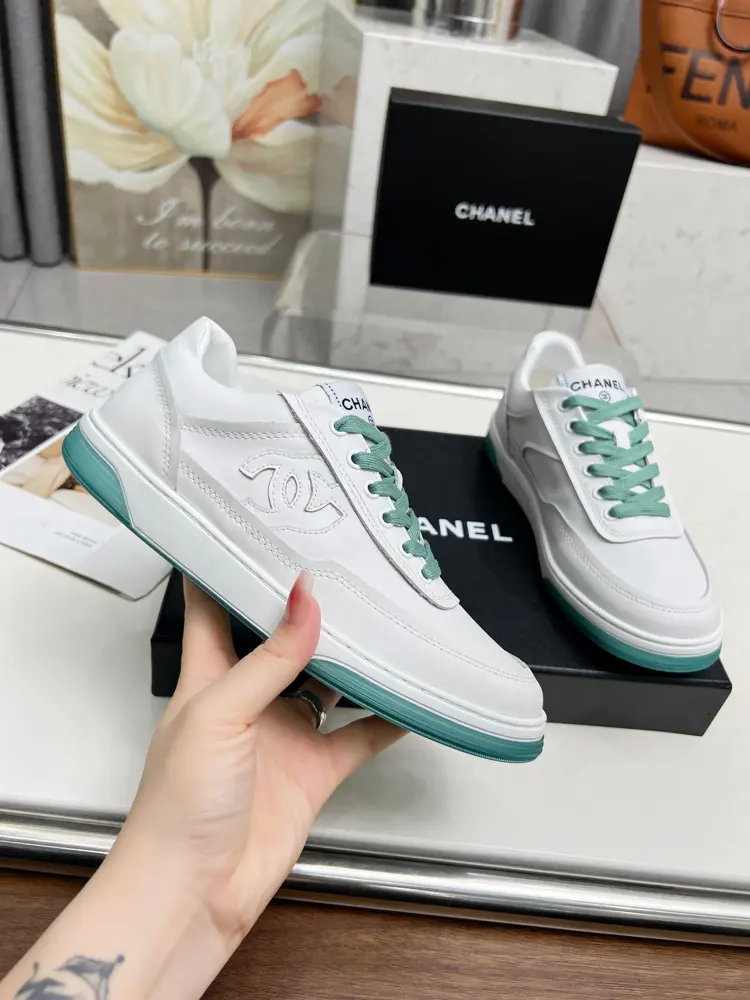 Chanel casual sports skateboard shoes